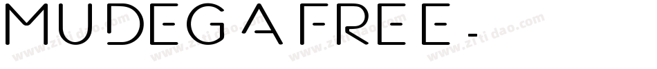 Mudega FREE字体转换